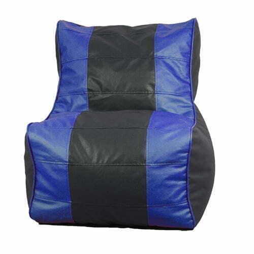 Stylecraft Sofa Gamer Chair Bean Bag, Black and Blue