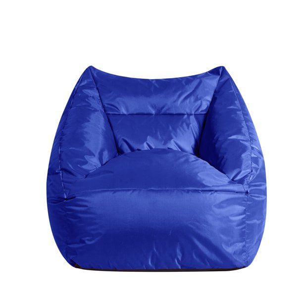 blue bean bag chair