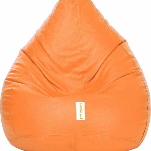 Stylecraft Orange Bean Bag With Beans