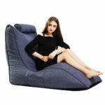 Stylecraft Denim Lounger Bean Bag with Beans (Blue)
