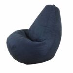 Micro Suede Blue Cotton Bean Bag