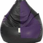 Stylecraft Black and Purple Bean Bag Without Beans